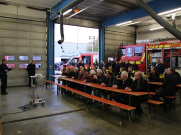 Der Gemeinderat Dornstadt informierte sich am 15.10.2019 zur Austattung der Feuerwehren Dornstadts.